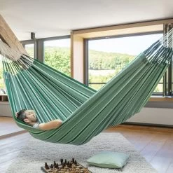 LA SIESTA Hängematte 'Modesta', Agave -Gartenbedarf Verkäufe 3940200345 Kingsize Haengematte Modesta Agave Bio Baumwolle 3 106136