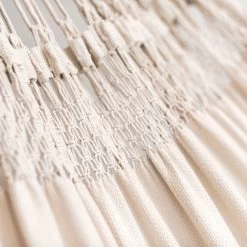 LA SIESTA Kingsize Hängematte 'Bossanova', Latte -Gartenbedarf Verkäufe 3940200348 Kingsize Haengematte Bossanova Latte Bio Baumwolle 7 106149