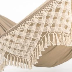 LA SIESTA Kingsize Hängematte 'Bossanova', Muscade -Gartenbedarf Verkäufe 3940200350 Kingsize Haengematte Bossanova Muscade Bio Baumwolle 4 106164