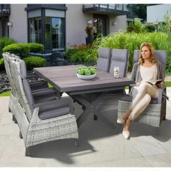 Geflechtsessel Bremen, Hellgrau/braun, Verstellbare Rückenlehne 6 Geflechtsessel Bremen, Hellgrau/braun, Verstellbare Rückenlehne -Gartenbedarf Verkäufe 3950100954 Geflechtsessel Bremen Koelle graubraun inkl auflagen Ruecken verstellbar2 63432