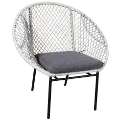 Sitzmöbelgruppe 'Nairobi' Inkl. Auflagen, 4-teilig, Grau 8 Sitzmöbelgruppe 'Nairobi' Inkl. Auflagen, 4-teilig, Grau -Gartenbedarf Verkäufe 3950101014 Alu Geflechtgruppe Nairobi 4tlg grau inkl Kissen 12 86026