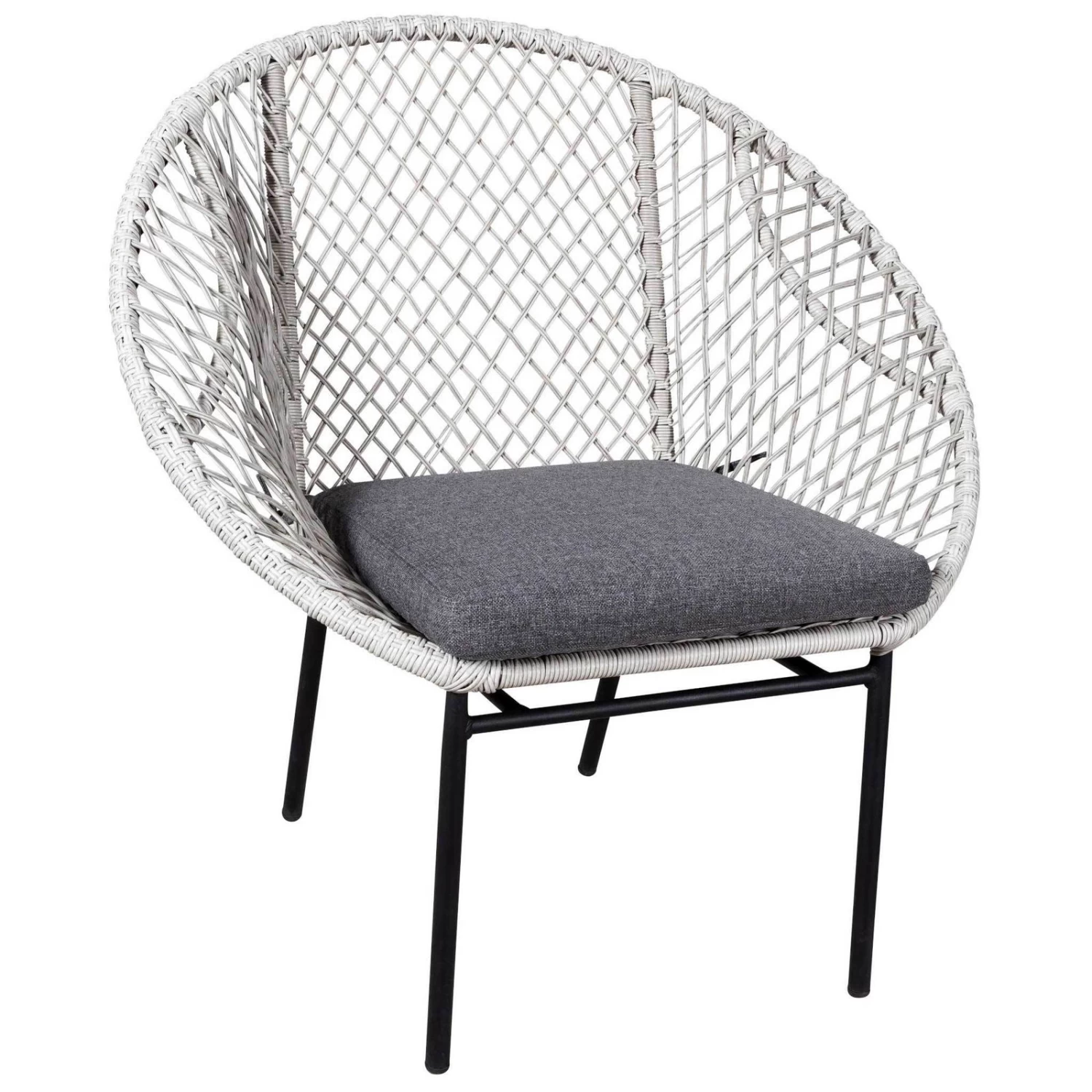 Sitzmöbelgruppe 'Nairobi' Inkl. Auflagen, 4-teilig, Grau 3 Sitzmöbelgruppe 'Nairobi' Inkl. Auflagen, 4-teilig, Grau – Bild 3