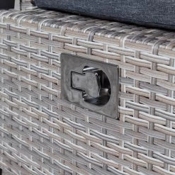 Geflechtsessel 'Westerland', Grau -Gartenbedarf Verkäufe 3950101019 Geflechtsessel Westerland Koelle grau 29 102372