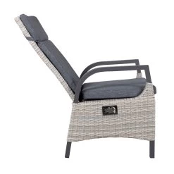 Geflechtsessel 'Westerland', Grau -Gartenbedarf Verkäufe 3950101019 Geflechtsessel Westerland Koelle grau 37 102375