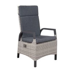 Geflechtsessel 'Westerland', Grau -Gartenbedarf Verkäufe 3950101019 Geflechtsessel Westerland Koelle grau 38 102376