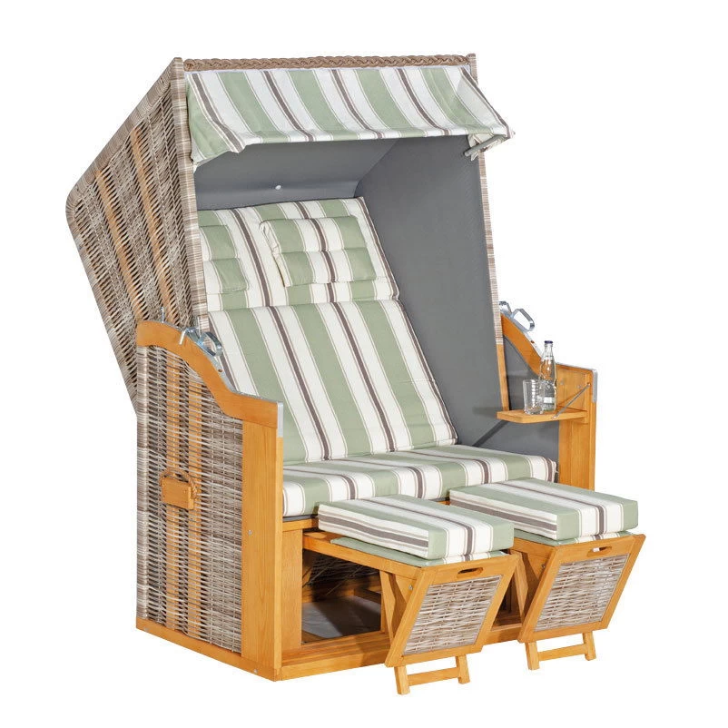 Strandkorb Rustikal, Antik Weiß, 160 X 80 X 138 Cm 1 Strandkorb Rustikal, Antik Weiß, 160 X 80 X 138 Cm