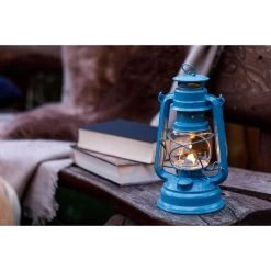 Feuerhand Sturmlaterne 'Baby Special 267', Blau, 26,5 X 13,5 X 15 Cm -Gartenbedarf Verkäufe 3990100187 feuerhand sturmlaterne 2 121563