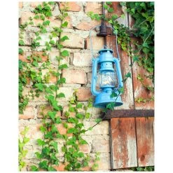 Feuerhand Sturmlaterne 'Baby Special 267', Blau, 26,5 X 13,5 X 15 Cm -Gartenbedarf Verkäufe 3990100187 feuerhand sturmlaterne 7 121568