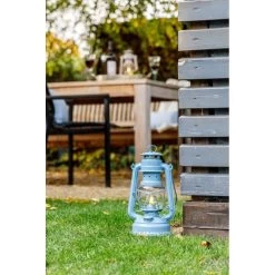 Feuerhand Sturmlaterne 'Baby Special 267', Blau, 26,5 X 13,5 X 15 Cm -Gartenbedarf Verkäufe 3990100187 feuerhand sturmlaterne 8 121569