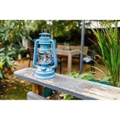 Feuerhand Sturmlaterne 'Baby Special 267', Blau, 26,5 X 13,5 X 15 Cm -Gartenbedarf Verkäufe 3990100187 feuerhand sturmlaterne 9 121570