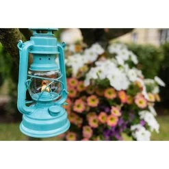 Feuerhand Sturmlaterne 'Baby Special 267', Grün, 26,5 X 13,5 X 15 Cm -Gartenbedarf Verkäufe 3990100188 feuerhand sturmlaterne 3 121574