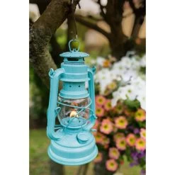 Feuerhand Sturmlaterne 'Baby Special 267', Grün, 26,5 X 13,5 X 15 Cm -Gartenbedarf Verkäufe 3990100188 feuerhand sturmlaterne 5 121576