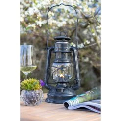 Feuerhand Sturmlaterne 'Baby Special 267', Grau, 26,5 X 13,5 X 15 Cm -Gartenbedarf Verkäufe 3990100189 feuerhand sturmlaterne 2 121583