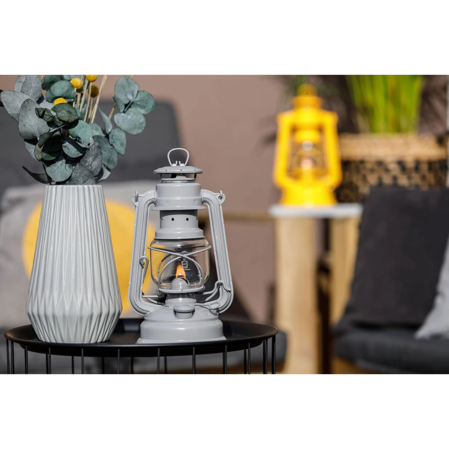 Feuerhand Sturmlaterne 'Baby Special 276', Nordic Grey, 26,5 X 13,5 X 15 Cm 2 Feuerhand Sturmlaterne 'Baby Special 276', Nordic Grey, 26,5 X 13,5 X 15 Cm – Bild 2