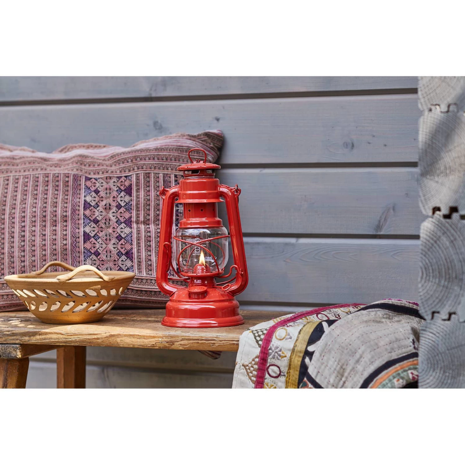 Feuerhand Sturmlaterne 'Baby Special 276', Brick Red, 26,5 X 13,5 X 15 Cm 1 Feuerhand Sturmlaterne 'Baby Special 276', Brick Red, 26,5 X 13,5 X 15 Cm