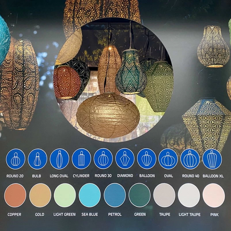 Solarlaterne 'Cylinder 18 Mandela', Petrol, Ø 18 X 33 Cm 3 Solarlaterne 'Cylinder 18 Mandela', Petrol, Ø 18 X 33 Cm – Bild 3