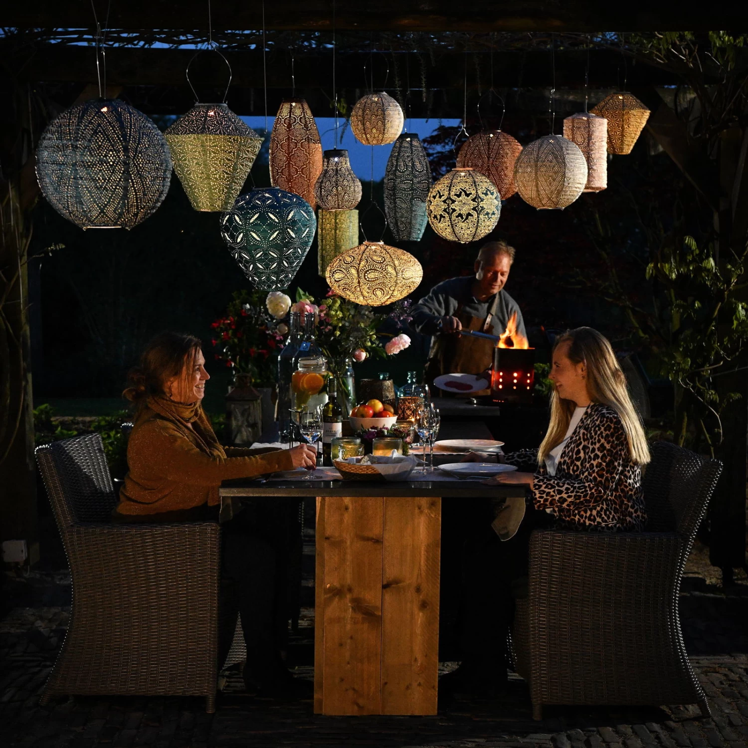 Solarlaterne 'Round 20', Grün, Ø 20 X 18 Cm 8 Solarlaterne 'Round 20', Grün, Ø 20 X 18 Cm – Bild 8