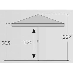 Doppler Rechteckschirm 'Active Paragon', Ca. 180 X 120 Cm -Gartenbedarf Verkäufe Active 180x120 Abmessung 67392