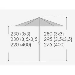 Doppler Sonnenschirm 'Alu-Expert Teleskop', 350 X 350 Cm, Natur 6 Doppler Sonnenschirm 'Alu-Expert Teleskop', 350 X 350 Cm, Natur -Gartenbedarf Verkäufe Alu Expert Teleskop 350x350 Abmessung 67400