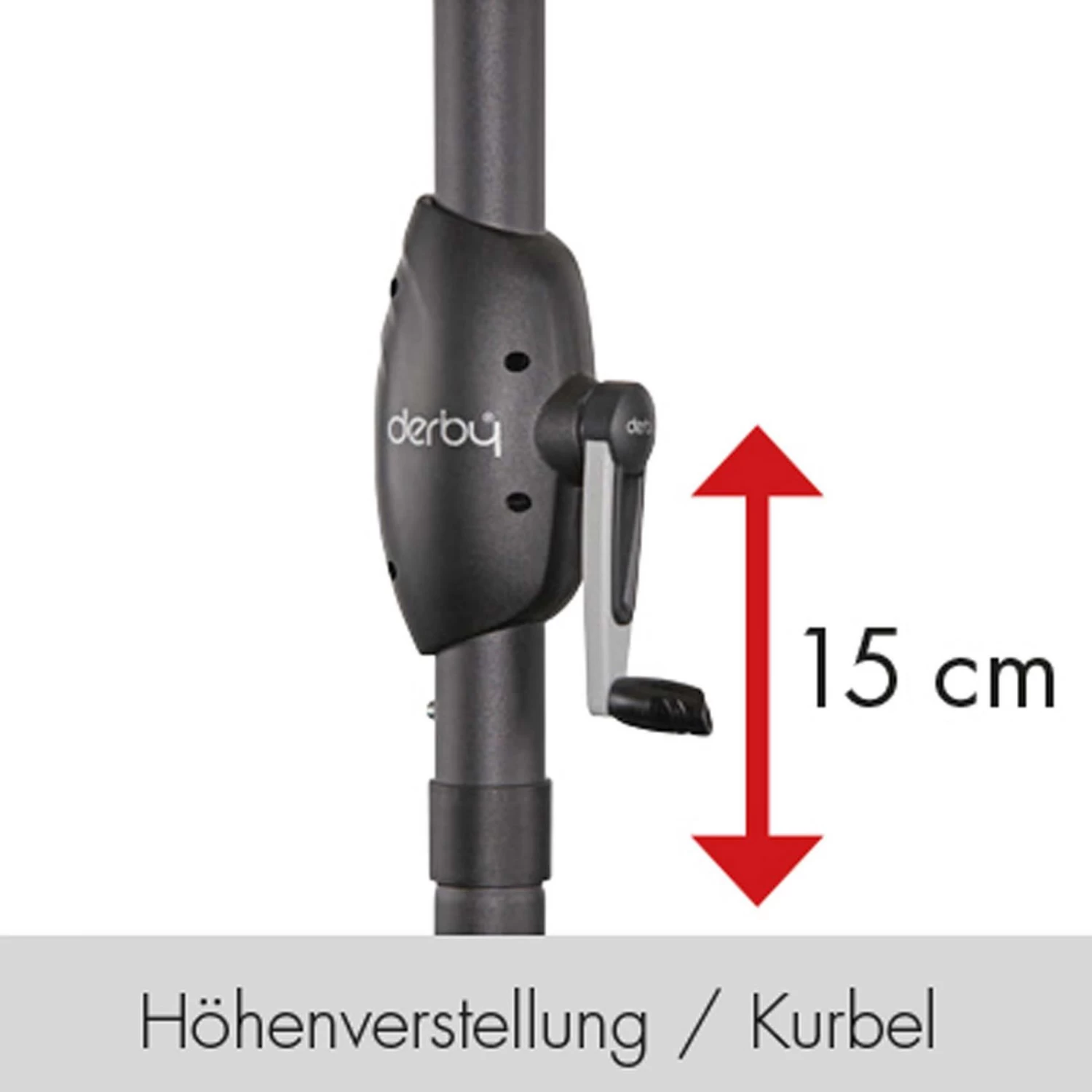 Doppler Kurbelschirm 'Basic Lift NEO', 250 X 200 Cm 3 Doppler Kurbelschirm 'Basic Lift NEO', 250 X 200 Cm – Bild 3