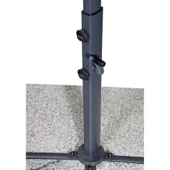 Doppler Pendelschirm 'Ravenna Smart 300', Um 360° Drehbar, Ø 300 Cm, Natur -Gartenbedarf Verkäufe Ravenna smart 300 detail Standfuss 67465